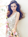 Angelababy登封面 演绎夏日淑女热情