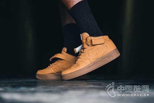 A Bathing Ape Bapesta Mid ȫ����ɫ��ơ�Wheat��