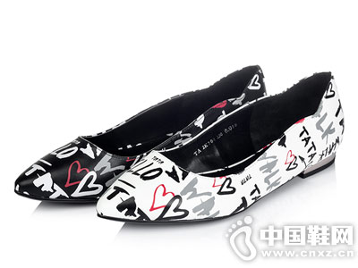 TATA�����＾ר��ͬ��ӡ��ƽ��Ů��Ь