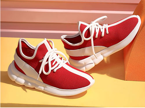 ����ŮЬ2019�¿��֯����ײɫϵ�������˶�Ь