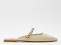 ZARA�¿�-ŮЬ-��ɫ������¶��ƽ��Ь