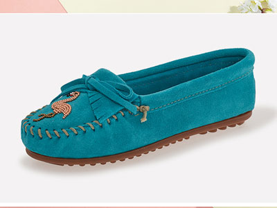 MINNETONKA�����ƿ��ֹ�����ЬŮ��������ͼ���ָ�Ь