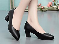 ������Ƥ�ս㹤��ЬŮ��ɫ��Ьְҵ���ʸ߸���װ��װ��������ƤЬŮЬ