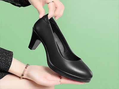 ���ȸ߸�����Ь��ɫԲͷ�ָ���ˮ̨��װְҵŮʿƤЬ��Ьǳ��ŮЬ